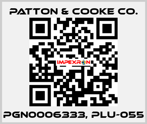 PGN0006333, PLU-055 Patton & Cooke Co.