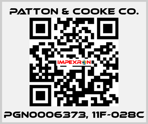 PGN0006373, 11F-028C Patton & Cooke Co.