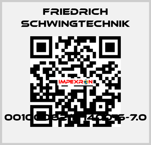 00100062/F 1400-6-7.0 Friedrich Schwingtechnik
