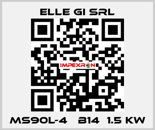 MS90L-4   B14  1.5 KW ELLE GI SRL