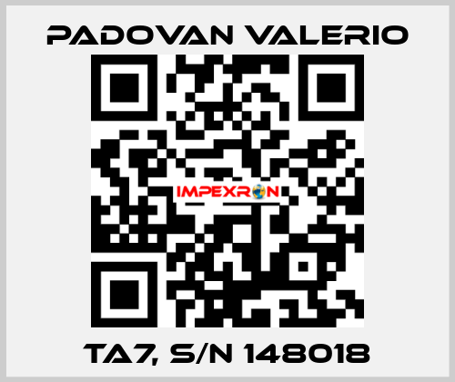 TA7, s/n 148018 PADOVAN VALERIO