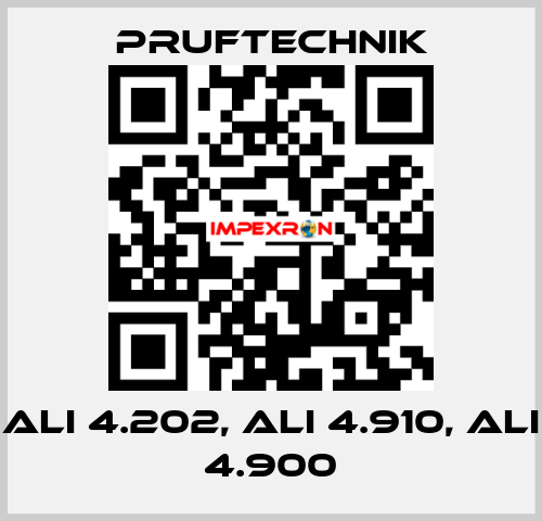 ALI 4.202, ALI 4.910, ALI 4.900 Pruftechnik