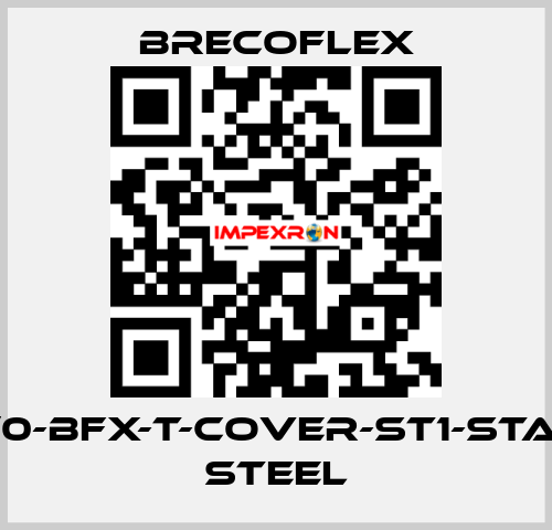 16AT10/0-BFX-T-COVER-ST1-STAINLESS STEEL  Brecoflex