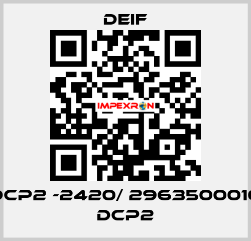 DCP2 -2420/ 1240020010 Deif