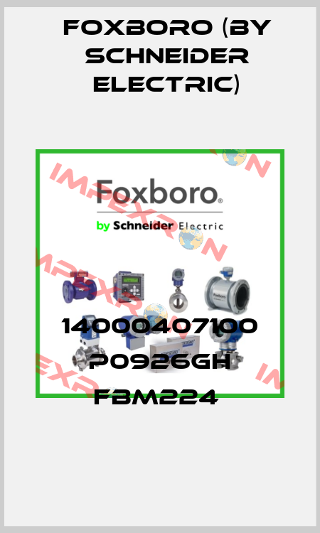 14000407100 P0926GH FBM224  Foxboro (by Schneider Electric)