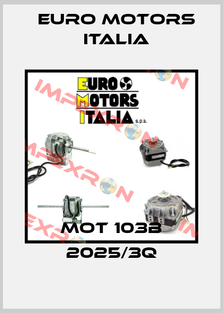 MOT 103B 2025/3Q Euro Motors Italia