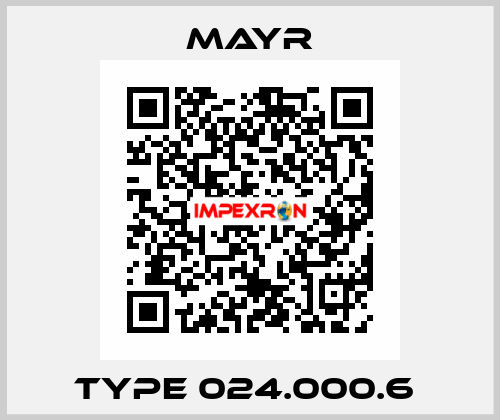 Type 024.000.6  Mayr