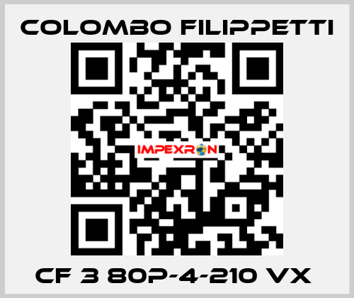 CF 3 80P-4-210 VX  Colombo Filippetti