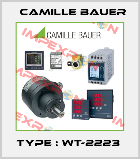 Type : WT-2223  Camille Bauer
