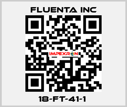 18-FT-41-1  Fluenta Inc