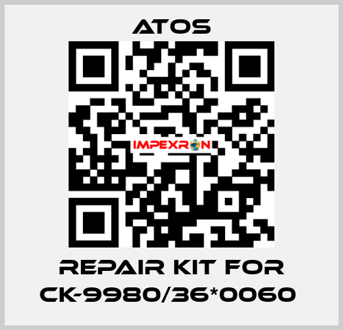 REPAIR KIT FOR CK-9980/36*0060  Atos