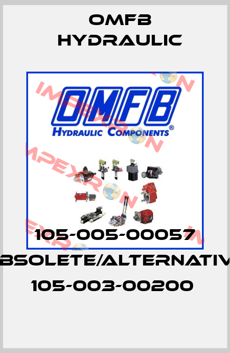 105-005-00057 obsolete/alternative 105-003-00200  OMFB Hydraulic