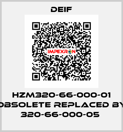 HZM320-66-000-01 obsolete replaced by 320-66-000-05  Deif