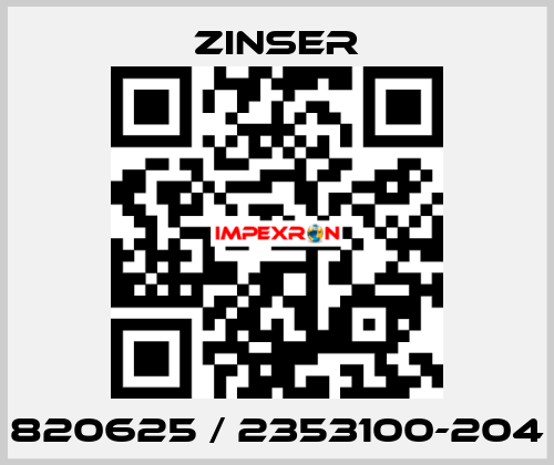 820625 / 2353100-204 Zinser
