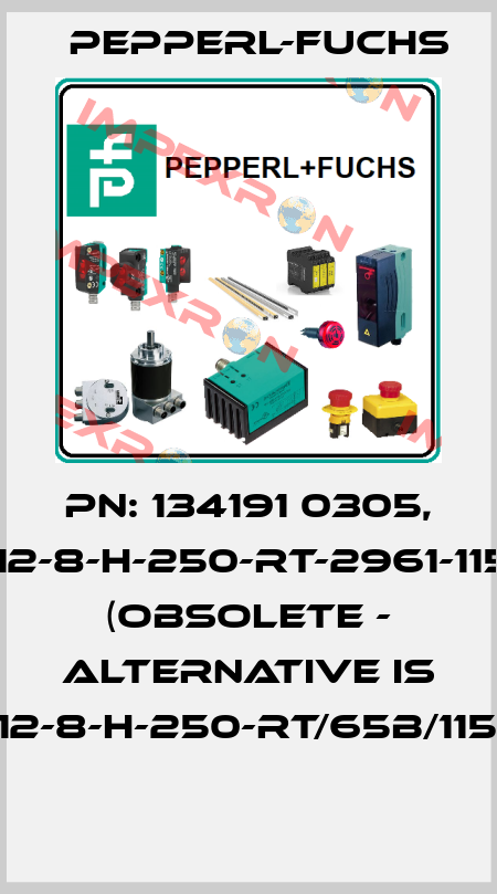 PN: 134191 0305, MLV12-8-H-250-RT-2961-115/128 (obsolete - alternative is MLV12-8-H-250-RT/65b/115/128)  Pepperl-Fuchs