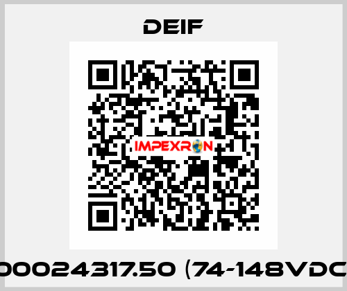 100024317.50 (74-148VDC)  Deif