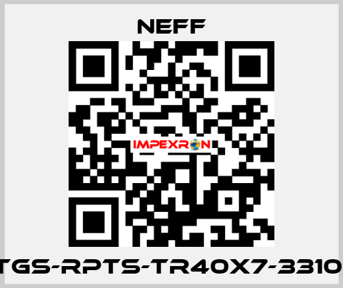 TGS-RPTS-TR40X7-3310  Neff