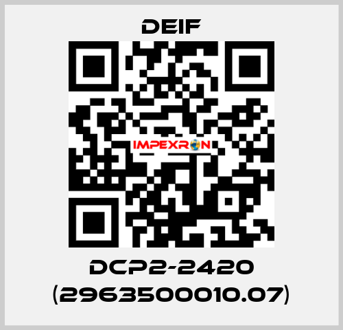 DCP2-2420 (2963500010.07) Deif