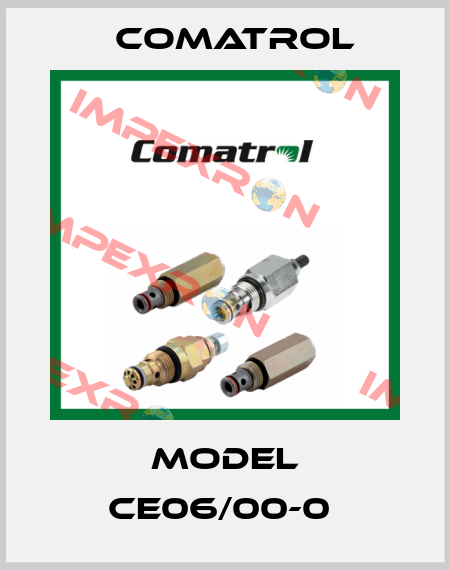 Model CE06/00-0  Comatrol