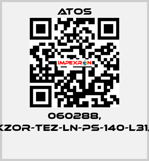 060288, DLKZOR-TEZ-LN-PS-140-L31/BZ   Atos