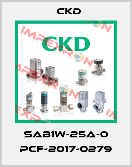 SAB1W-25A-0 PCF-2017-0279 Ckd