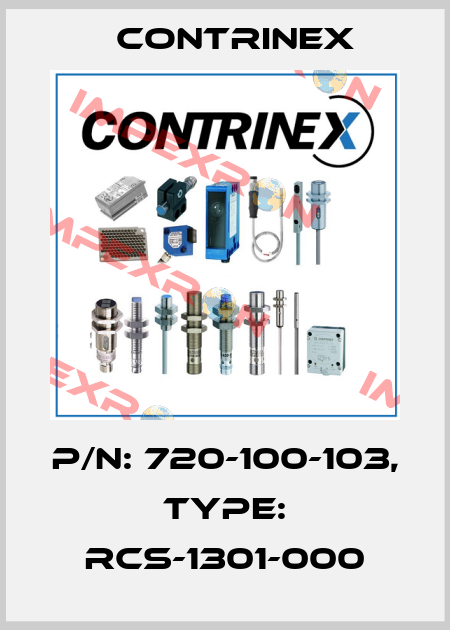 p/n: 720-100-103, Type: RCS-1301-000 Contrinex
