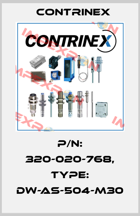 p/n: 320-020-768, Type: DW-AS-504-M30 Contrinex