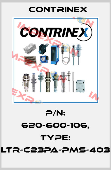 p/n: 620-600-106, Type: LTR-C23PA-PMS-403 Contrinex