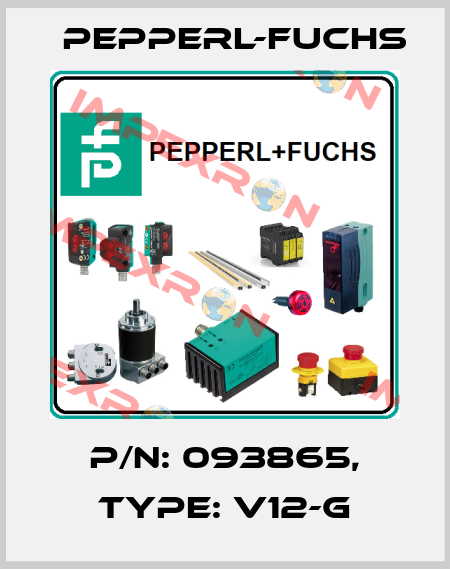 p/n: 093865, Type: V12-G Pepperl-Fuchs