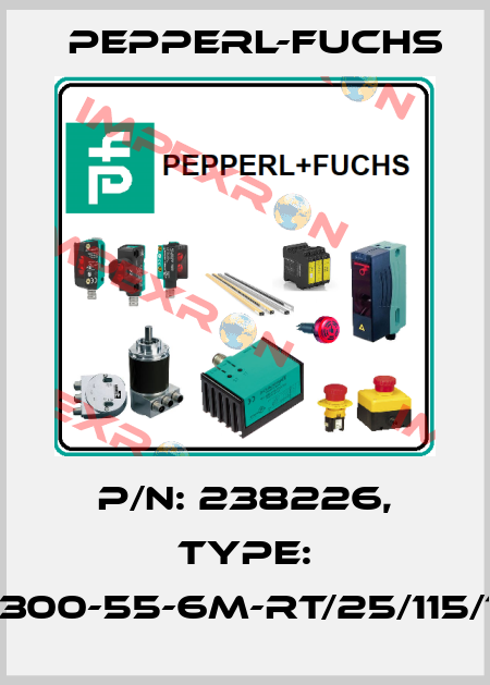 p/n: 238226, Type: ML300-55-6m-RT/25/115/120 Pepperl-Fuchs