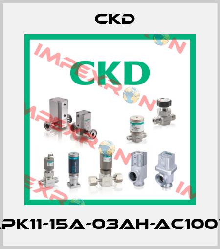APK11-15A-03AH-AC100V Ckd