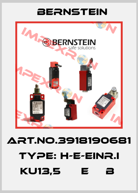 Art.No.3918190681 Type: H-E-EINR.I KU13,5      E     B  Bernstein