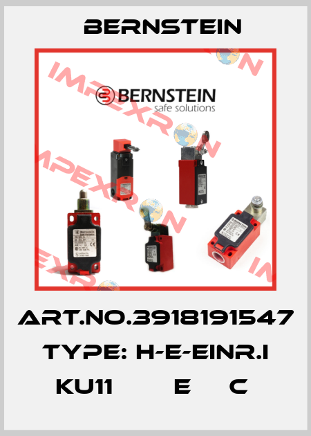Art.No.3918191547 Type: H-E-EINR.I KU11        E     C  Bernstein