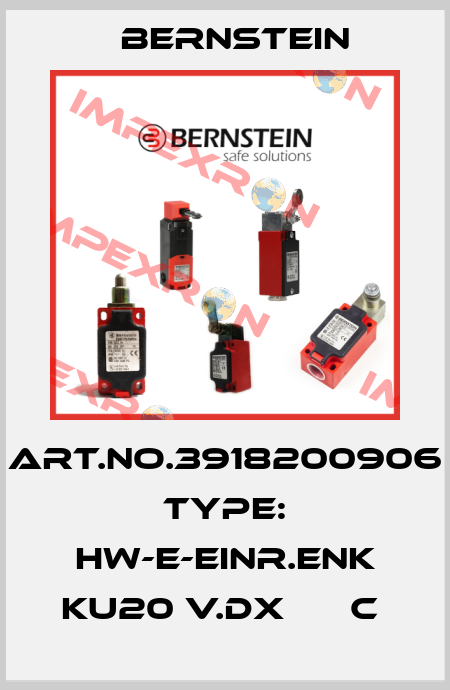 Art.No.3918200906 Type: HW-E-EINR.ENK KU20 V.DX      C  Bernstein