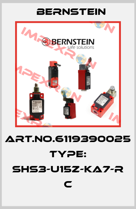 Art.No.6119390025 Type: SHS3-U15Z-KA7-R              C Bernstein