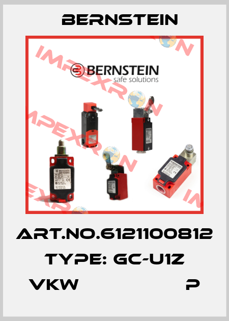 Art.No.6121100812 Type: GC-U1Z VKW                   P Bernstein