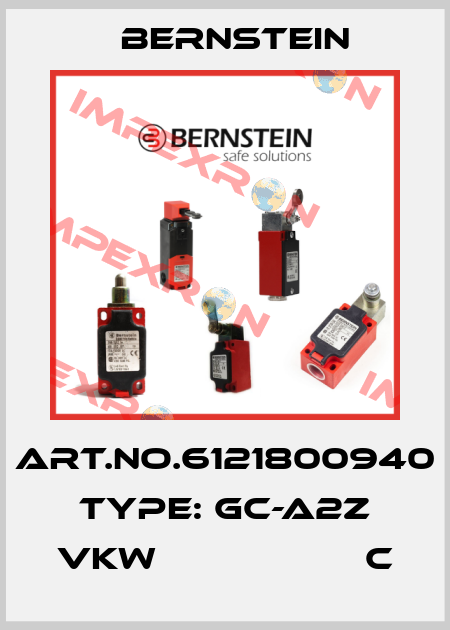 Art.No.6121800940 Type: GC-A2Z VKW                   C Bernstein