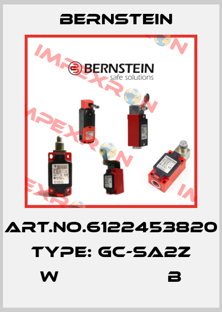 Art.No.6122453820 Type: GC-SA2Z W                    B Bernstein