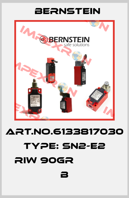 Art.No.6133817030 Type: SN2-E2 RIW 90GR              B Bernstein