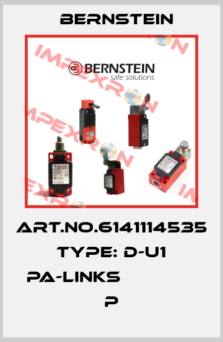 Art.No.6141114535 Type: D-U1 PA-LINKS                P Bernstein