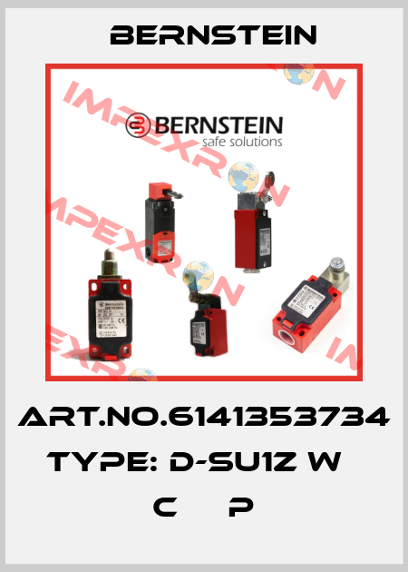 Art.No.6141353734 Type: D-SU1Z W               C     P Bernstein