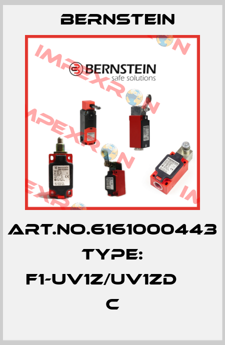 Art.No.6161000443 Type: F1-UV1Z/UV1ZD                C Bernstein