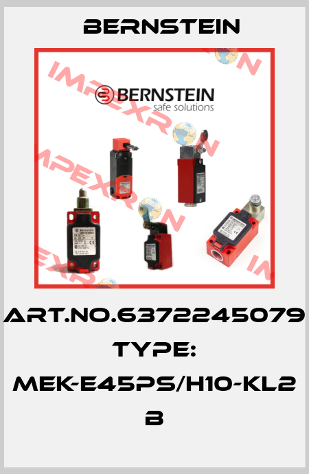 Art.No.6372245079 Type: MEK-E45PS/H10-KL2            B Bernstein