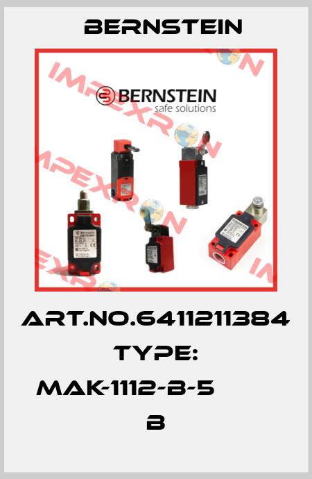 Art.No.6411211384 Type: MAK-1112-B-5                 B Bernstein