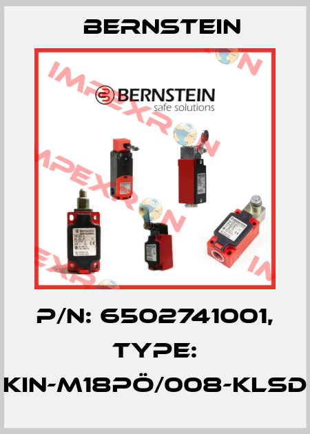 P/N: 6502741001, Type: KIN-M18PÖ/008-KLSD Bernstein