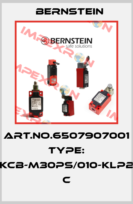 Art.No.6507907001 Type: KCB-M30PS/010-KLP2           C Bernstein