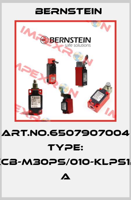 Art.No.6507907004 Type: KCB-M30PS/010-KLPS12         A Bernstein