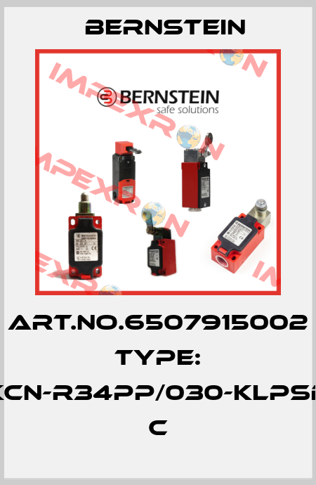Art.No.6507915002 Type: KCN-R34PP/030-KLPSD          C Bernstein