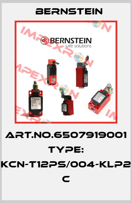 Art.No.6507919001 Type: KCN-T12PS/004-KLP2           C Bernstein