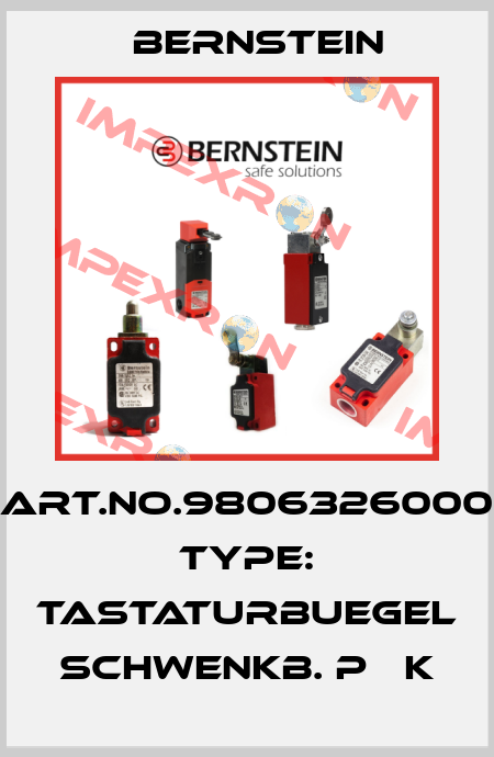 Art.No.9806326000 Type: TASTATURBUEGEL SCHWENKB. P   K Bernstein